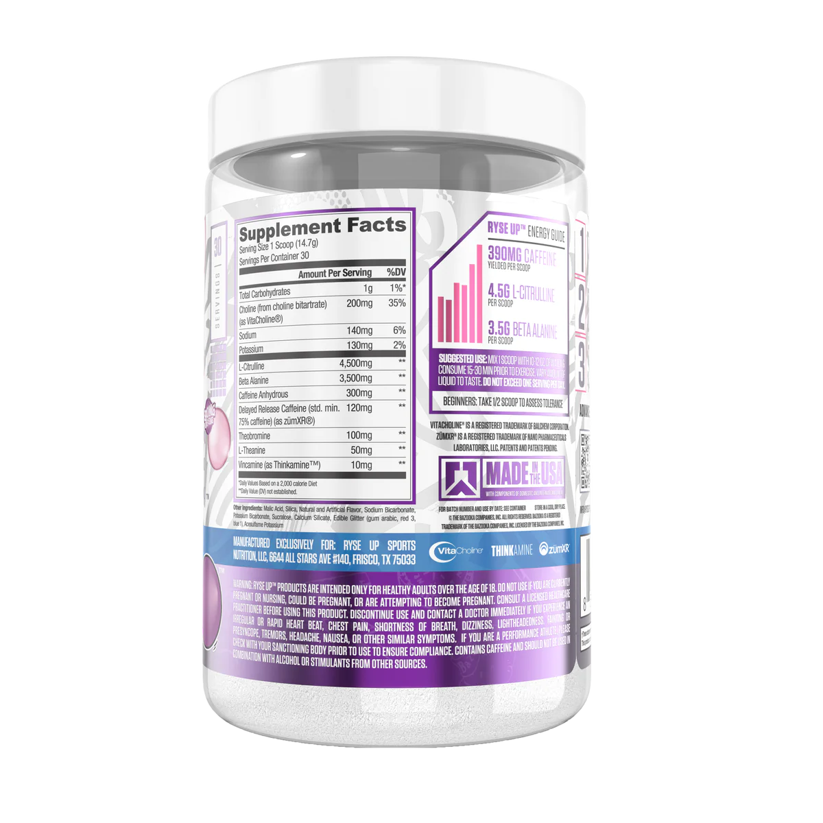 Ryse Supps - Loaded Pre Workout - 372g