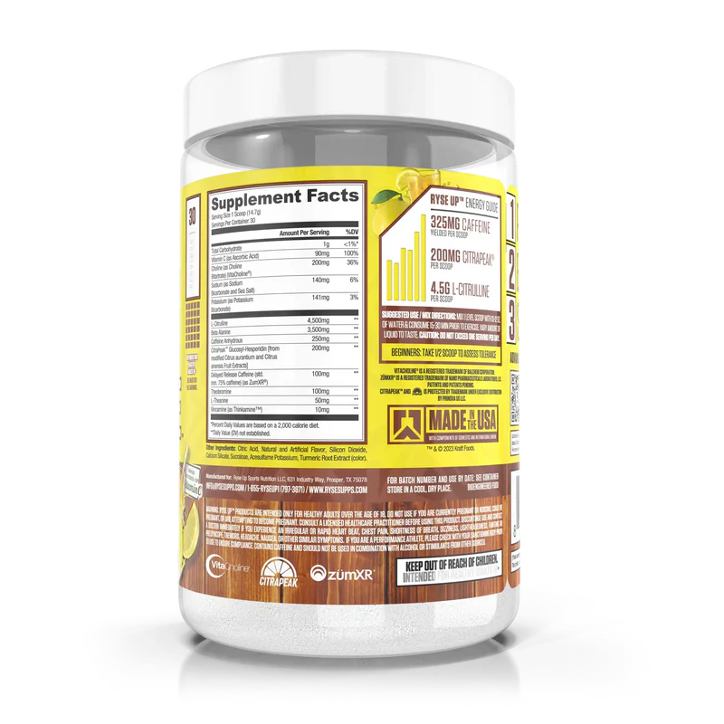 Ryse Supps - Loaded Pre Workout - 372g