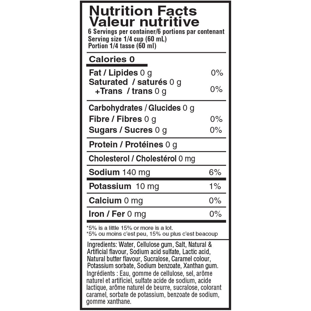 SinFit - Sugar Free Syrup - 355ml