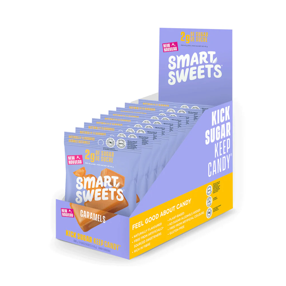 Bonbons Smart Sweets à base de plantes 50 g (paquets de 12)