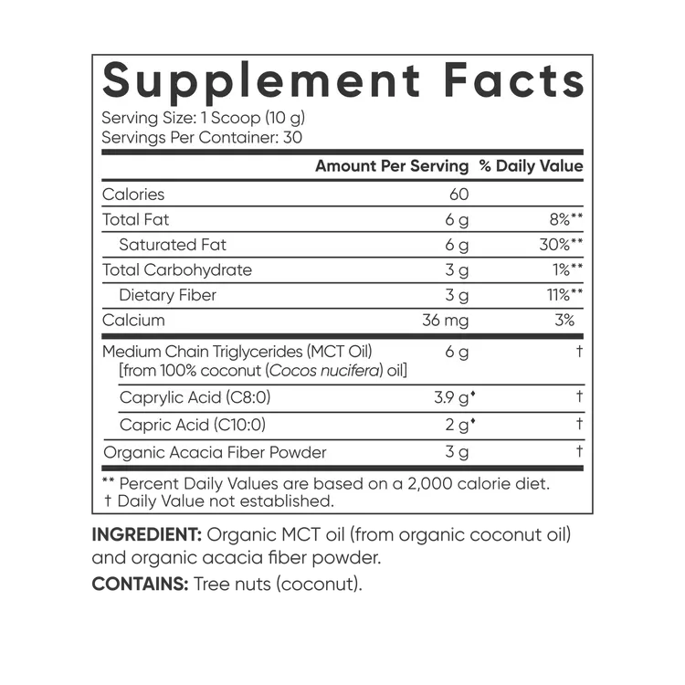 Sports Research - Huile MCT biologique C8+C10 - 280 g
