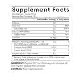 Sports Research - Organic MCT Oil C8+C10 - 280g