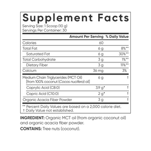 Sports Research - Huile MCT biologique C8+C10 - 280 g