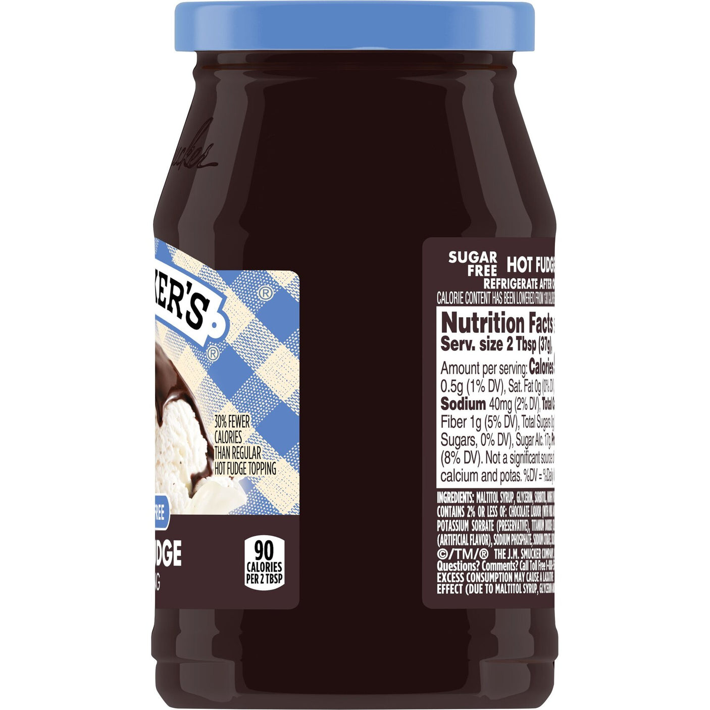 Sauce au fudge chaud sans sucre Smucker's - 333 g