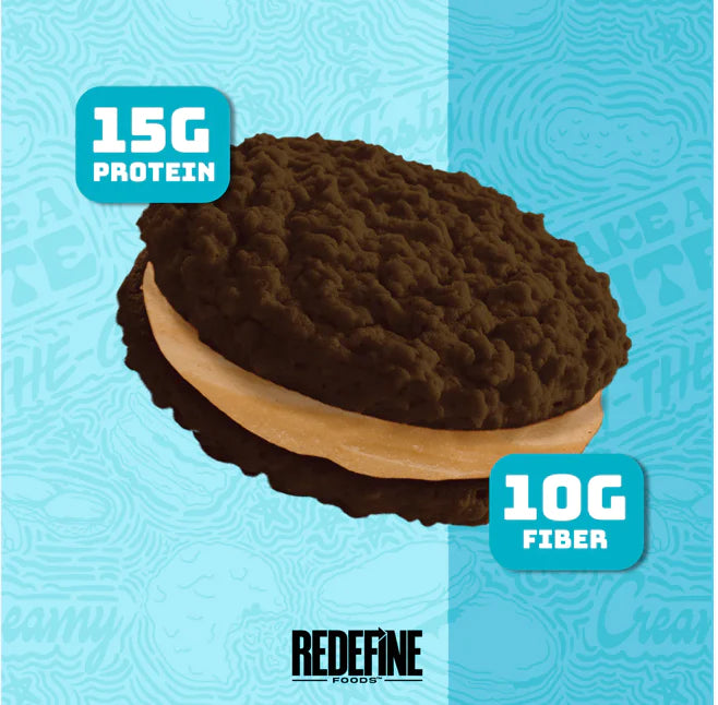 Redefine Foods - Tarte protéinée à l'avoine 70 g - Boîte de 8