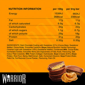 Warrior Crunch - Protein Bar 64g - Box 12