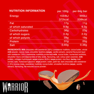 Warrior Crunch - Protein Bar 64g - Box 12