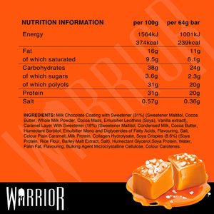 Warrior Crunch - Protein Bar 64g - Box 12