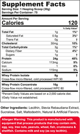 Wanted1 Nutrition Whey1 - Protéines de lactosérum 100 % - 2,27 kg (5 lb) - Duo