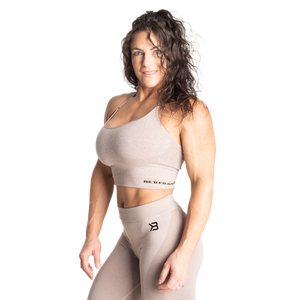 Soutien-gorge court sans coutures Betterbodies Astoria Blanc Sable