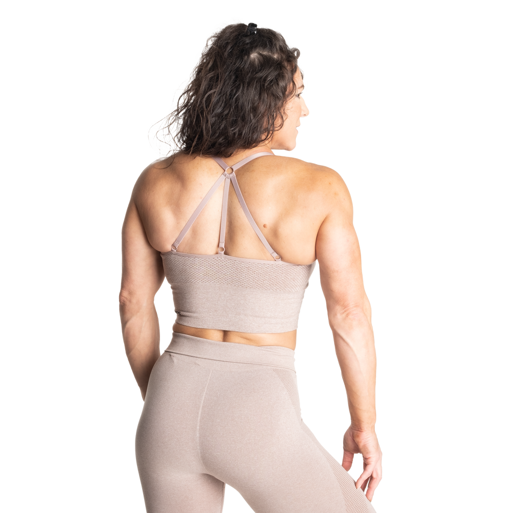 Soutien-gorge court sans coutures Betterbodies Astoria Blanc Sable