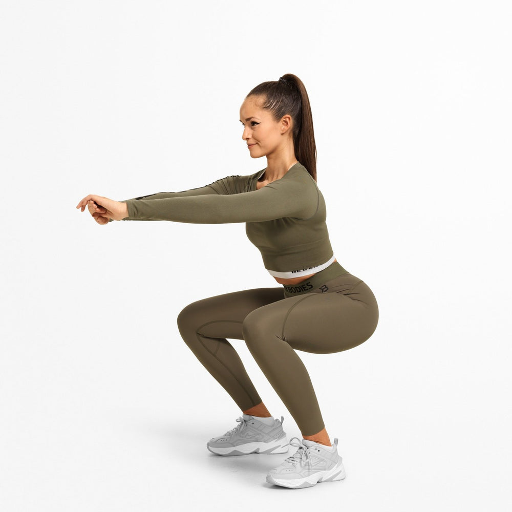 BetterBodies HighBridge Tights Washed Green