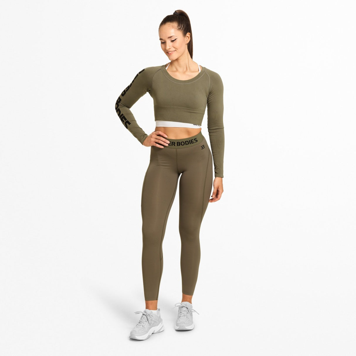 BetterBodies HighBridge Tights Washed Green