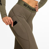 Collants BetterBodies HighBridge vert délavé