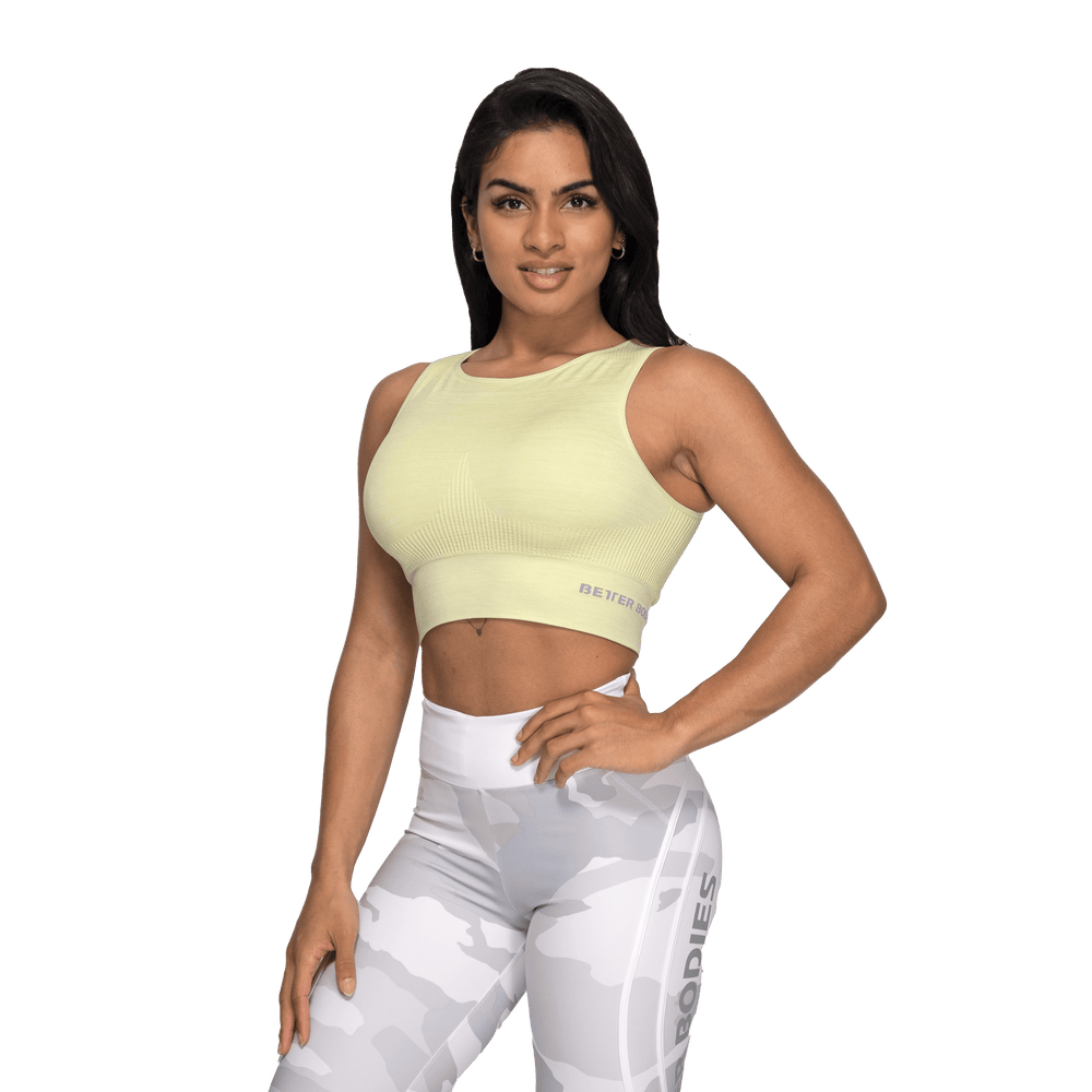 BetterBodies Rib Seamless Top Lime