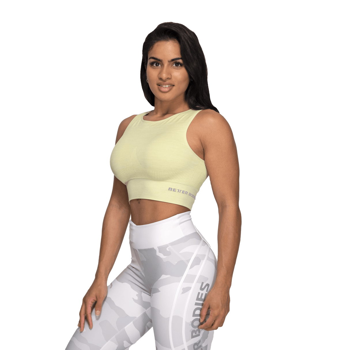 BetterBodies Rib Seamless Top Lime