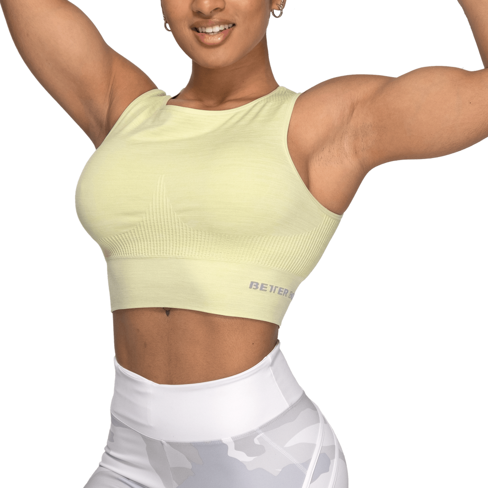 BetterBodies Rib Seamless Top Lime
