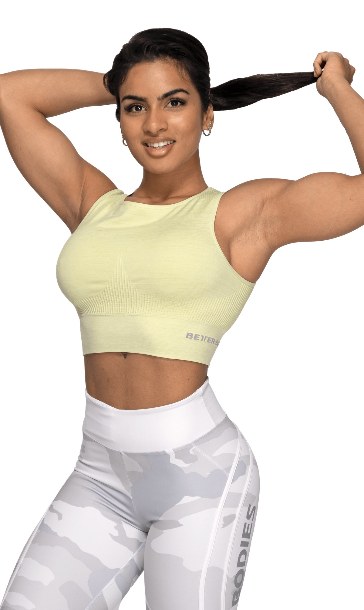 BetterBodies Rib Seamless Top Lime