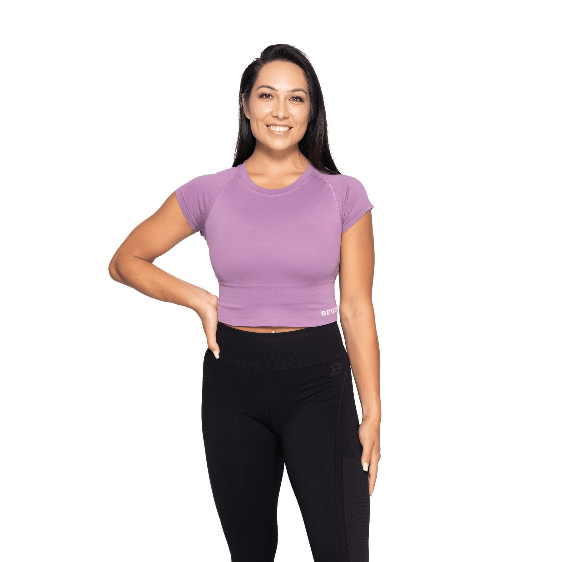 BetterBodies Astoria Seamless Tee Strong Purple