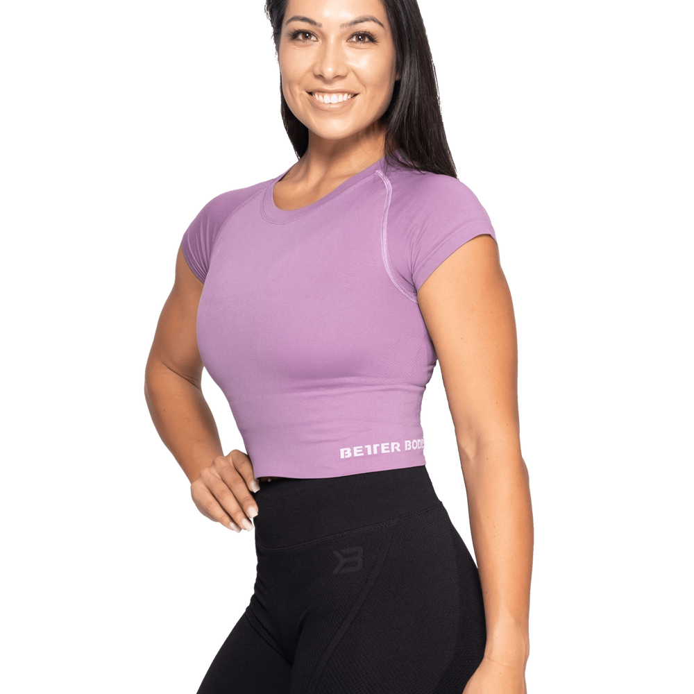 BetterBodies Astoria Seamless Tee Strong Purple