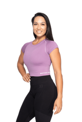 BetterBodies Astoria Seamless Tee Strong Purple