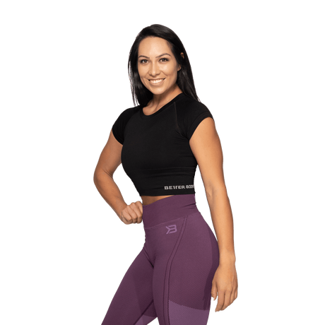 BetterBodies Astoria Seamless Tee Black