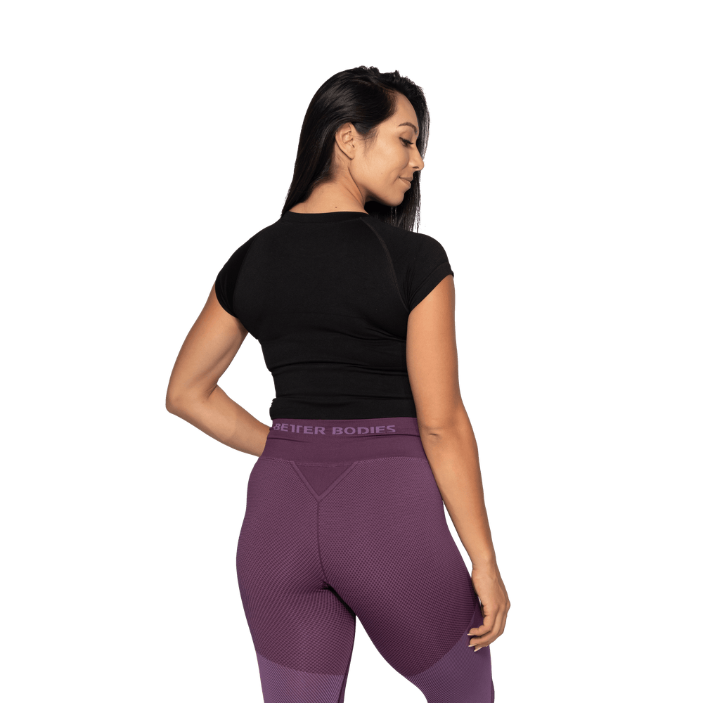 BetterBodies Astoria Seamless Tee Black