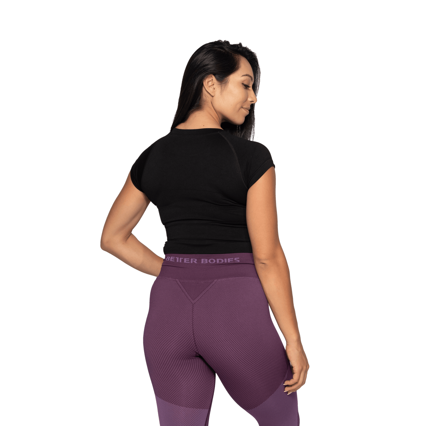 BetterBodies Astoria Seamless Tee Black