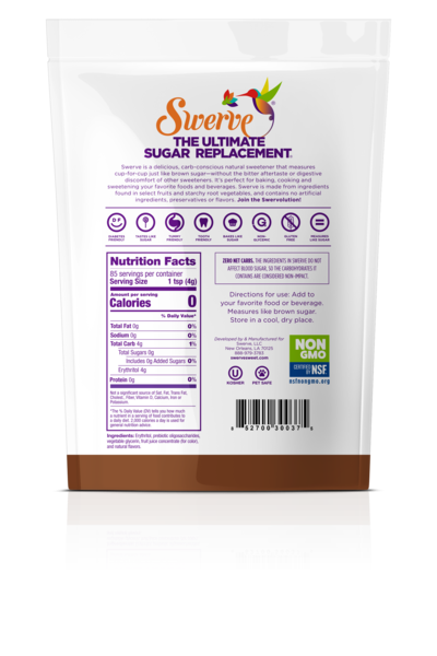 Swerve - The Ultimate Sugar Replacement Brown Sugar - 12oz