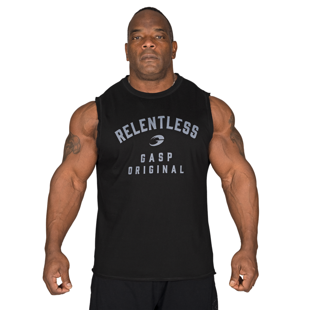 Gasp Vintage Tank Black