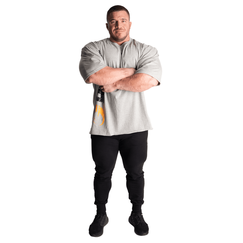 T-shirt en fer gris chiné Gasp