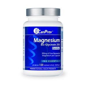 CanPrev - Magnesium Bis-Glycinate 200 Gentle - 120Vcaps