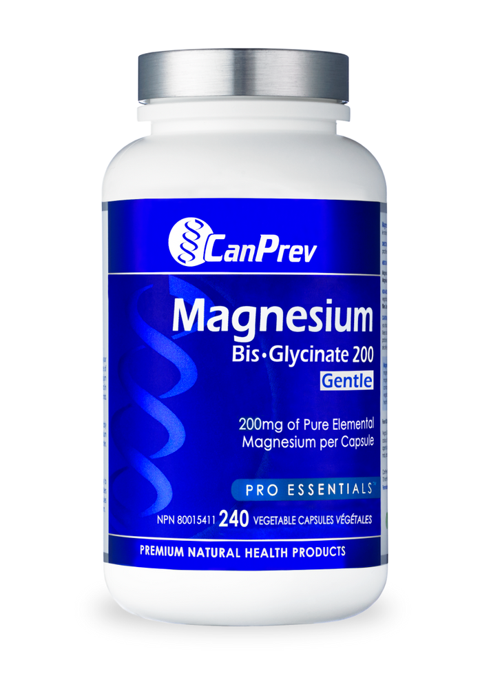 CanPrev - Magnesium Bis-Glycinate 200 Gentle - 240Vcaps