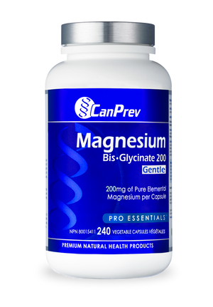 CanPrev - Magnesium Bis-Glycinate 200 Gentle - 240Vcaps