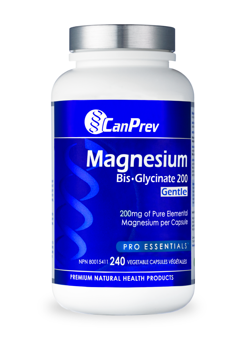 CanPrev - Magnesium Bis-Glycinate 200 Gentle - 240Vcaps