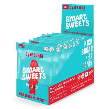 Bonbons Smart Sweets à base de plantes 50 g (paquets de 12)