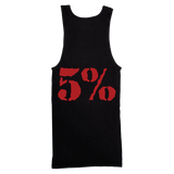 5% Nutrition - Love It Kill It Ribbed Tank Top - Black