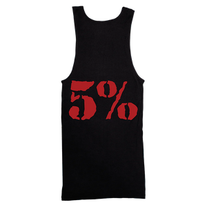 Débardeur côtelé 5% Nutrition - Love It Kill It - Noir