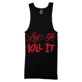 5% Nutrition - Love It Kill It Ribbed Tank Top - Black