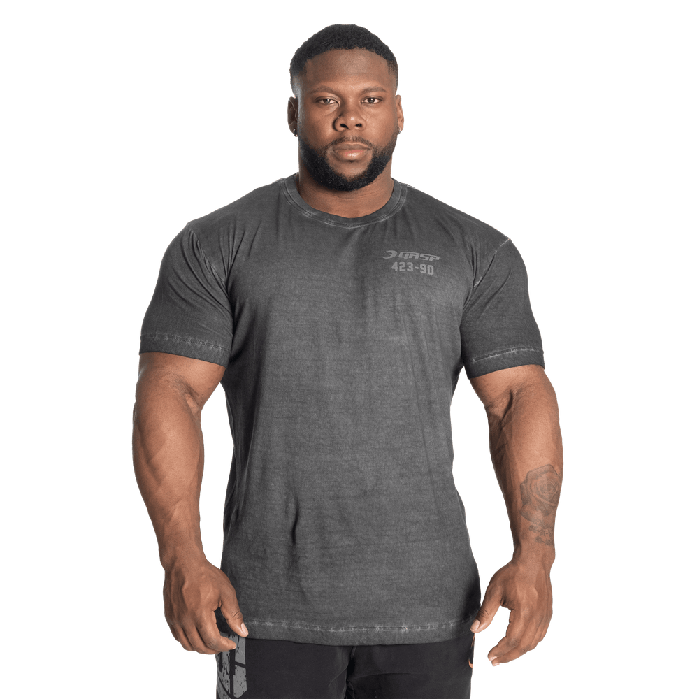 Gasp Issue Tee Washed Grey