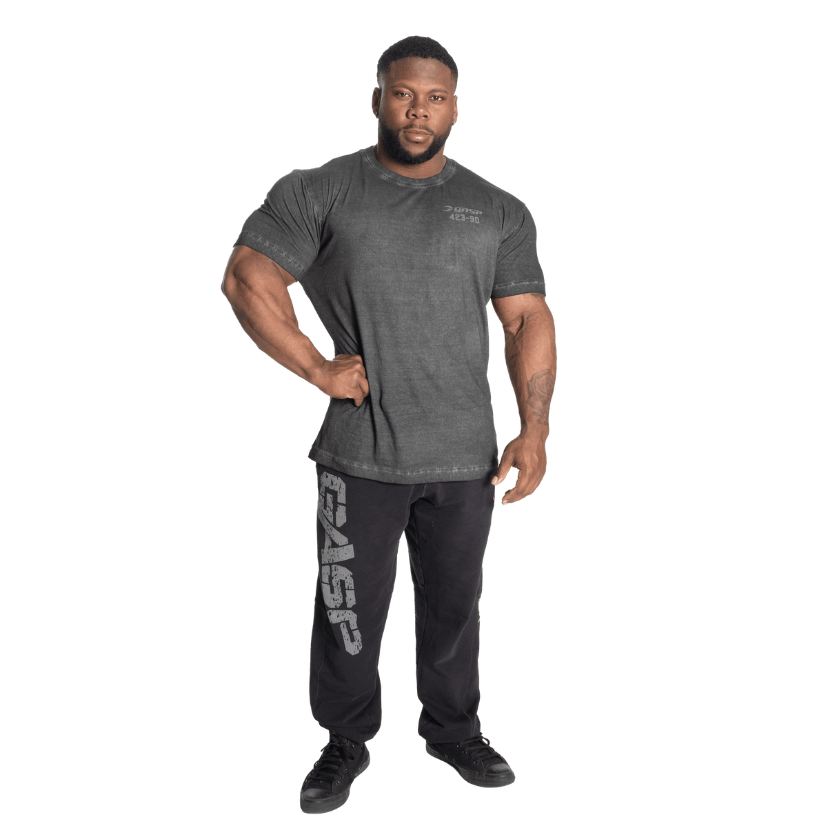 Gasp Issue Tee Washed Grey