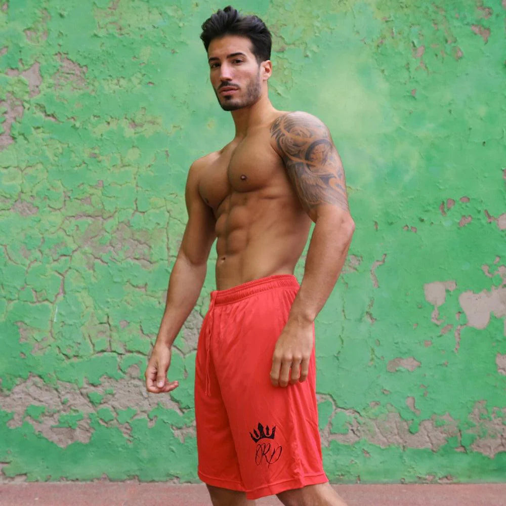 5% Nutrition - Rich Piana Crown Shorts - Red