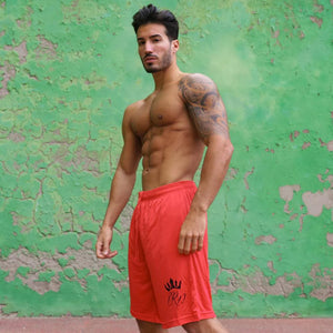 5% Nutrition - Rich Piana Crown Shorts - Red