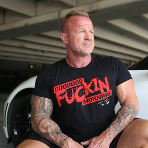 5% Nutrition - Good F*ckin Morning T-Shirt - Black