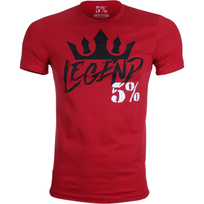 5% Nutrition - Legends Graphic T-Shirt - Red
