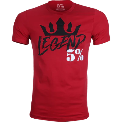 5% Nutrition - Legends Graphic T-Shirt - Black