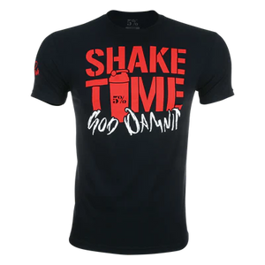 5% Nutrition - Shake Time T-Shirt - Black