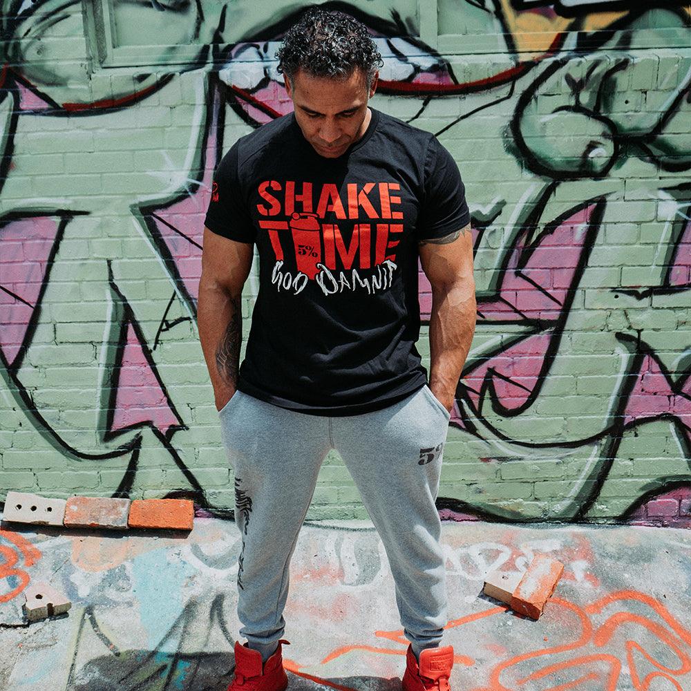 5% Nutrition - Shake Time T-Shirt - Black