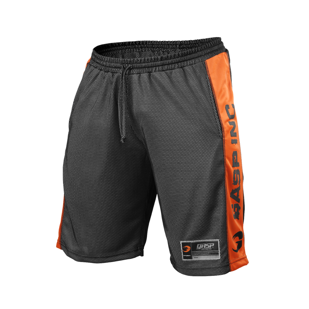 Gasp No1 Mesh Shorts Black/Flame