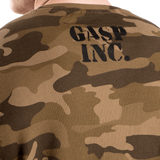 Pull thermique de sport Gasp, motif camouflage vert